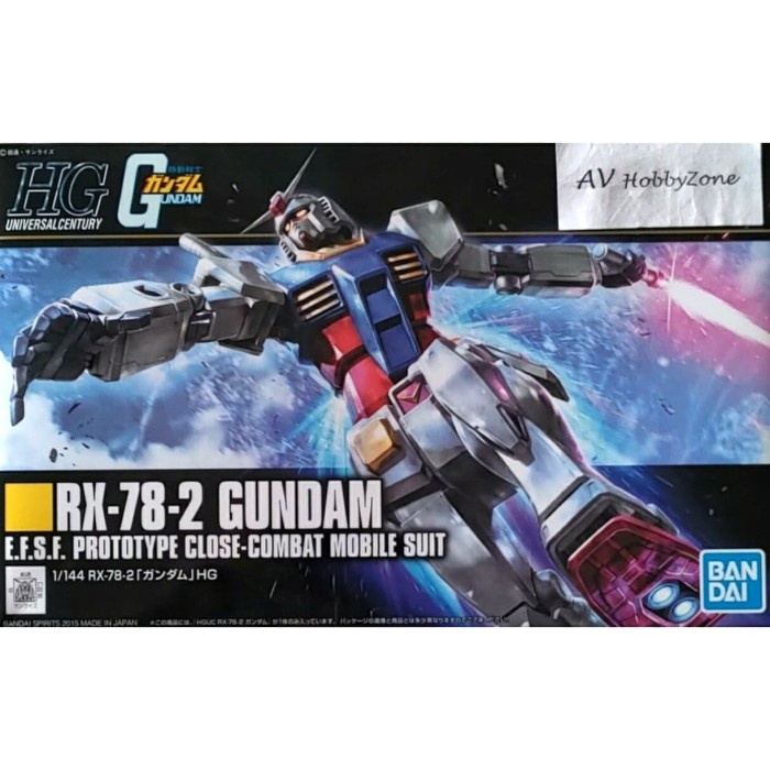 Terlaris Hg Rx-78-2 Gundam (1/144)