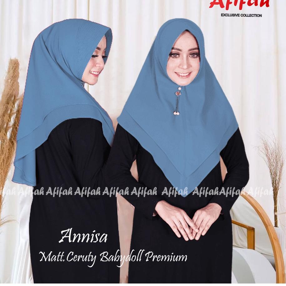 KHIMAR CERUTY LANCIP 2 LAYER PREMIUM/KERUDUNG CERUTY BABYDOLL PREMIUM LANCIP/LV/ KHIMAR LV CERUTY