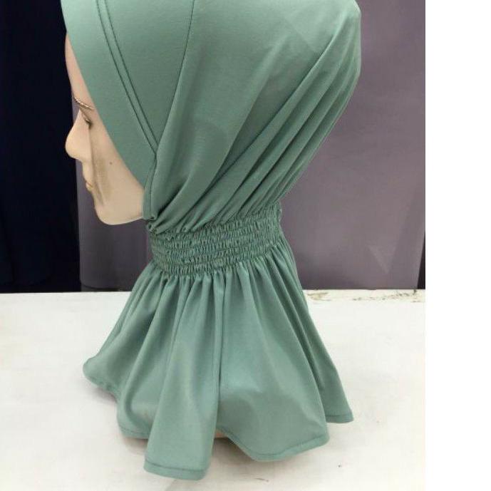 Bergo(kerut leher)/bergo polwan/bergo kantor