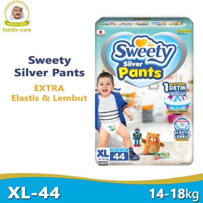 sweety silver pants xl44 / sweety fit pants silver xl 44 dpb01