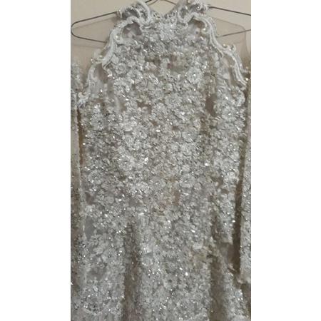 PRELOVED KEBAYA AKAD NIKAH FULL PAYET/KEBAYA WANITA