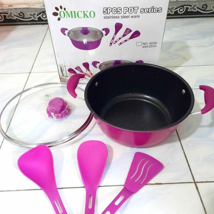 panci set omicko 5 pcs POT series