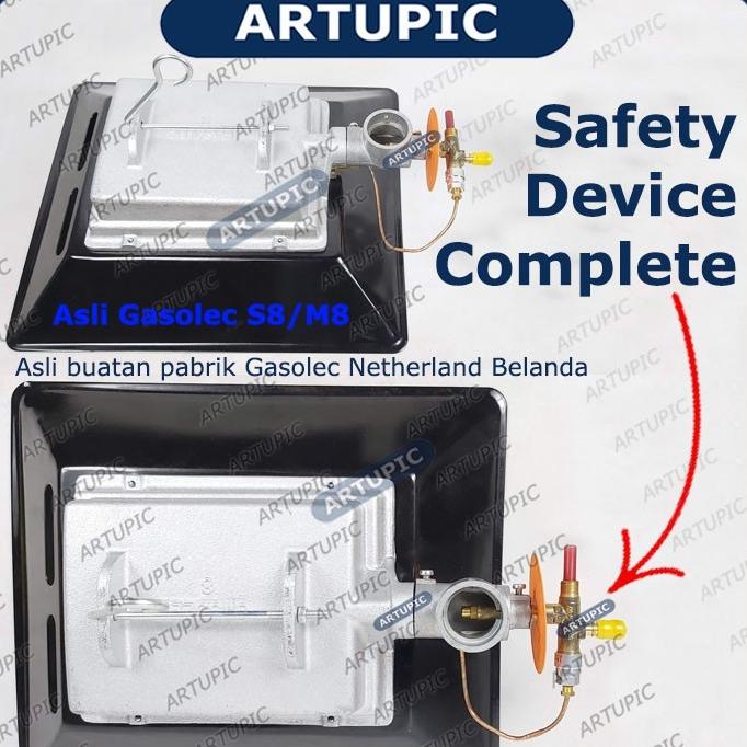Safety Device Complete Gasolec Asli Spareparts Spuyer Nozzle Tombol