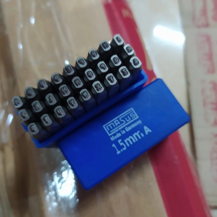 

MASUS Germany Huruf Ketok 1.5mm Stamp Punch Letter A - Z