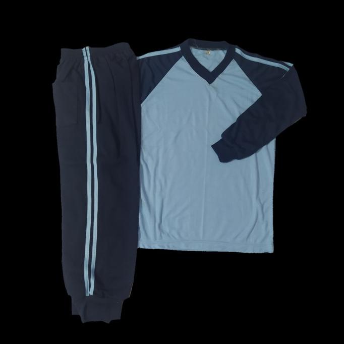 setelan baju olahraga anak sekolah TK/SD/SMP Biru