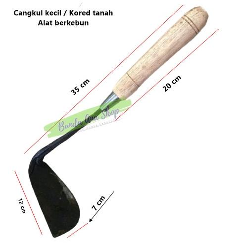 Terbaruϟday Kored rumput Gatul baja Asli Pancong jawa miring Cangkul Taman mini gagang kayu