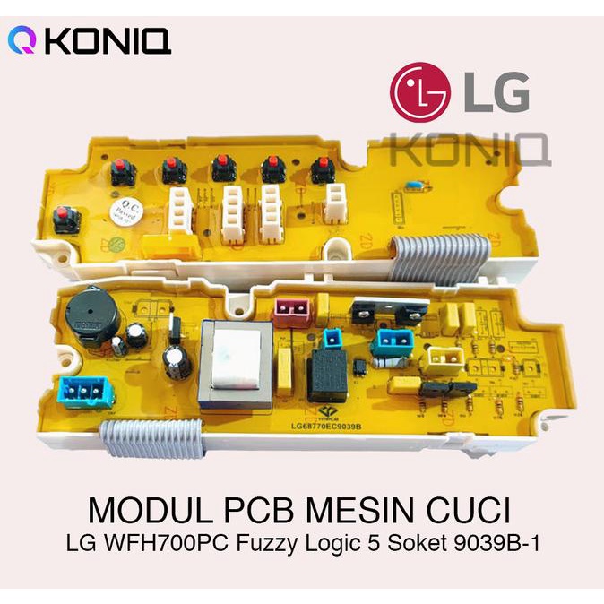 Modul Pcb Wfh700Pc Mesin Cuci Lg Fuzzy Logic Wfa791Tc / Wfh777Tc