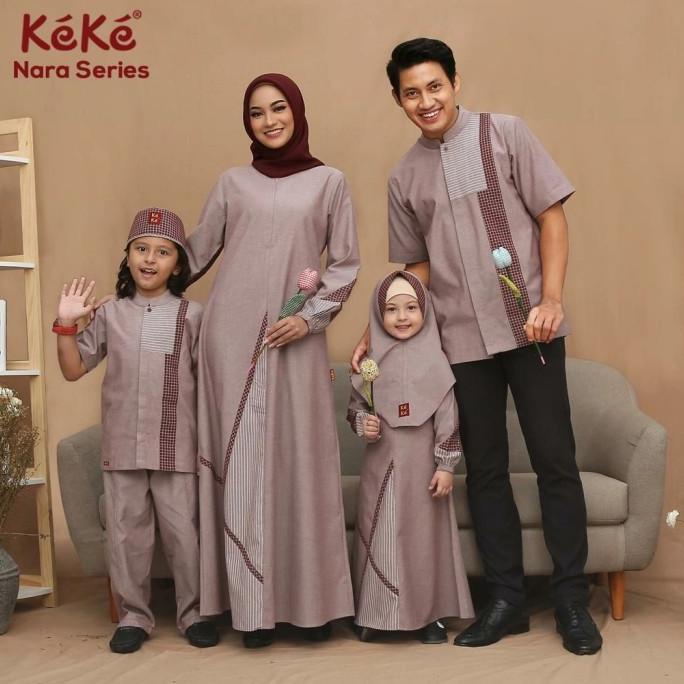 New Sale Sarimbit Keluarga Keke Nara Series - Red Wood Original
