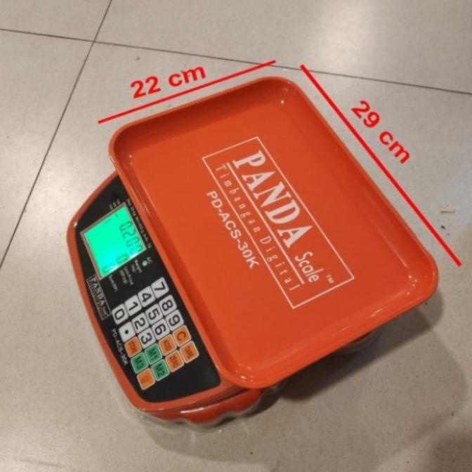 TIMBANGAN DIGITAL PANDA 30KG TIMBANGAN LAUNDRY,BUAH,SAYUR,DAN BARANG