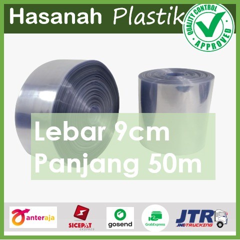 

HRG DISKON PLASTIK SEGEL Uk. 9CM x 50M - Plastik Heat Shrink/Plastik Menciut