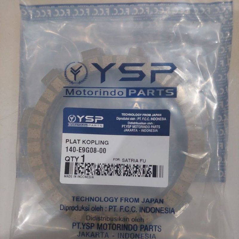 plat gesek kain klos kopling suzuki satria fu 150 asli ori FCC