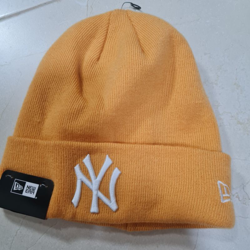 New Era Beanie New York Yankee Yellow Original BNWT