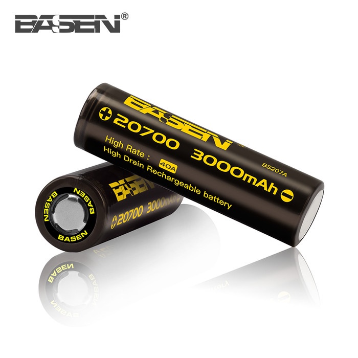 BATERAI BASEN 20700 3000MAH 40A BATTERY FOR MOD VAPORIZER VAPE