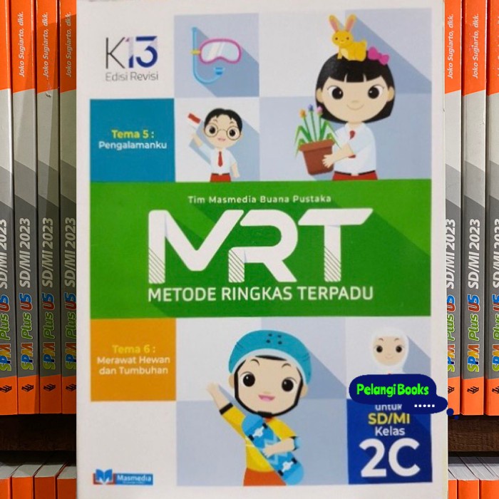 Terlaris Buku Mrt (Metode Ringkas Terpadu) Tematik 2C 2D Sd/Mi Kelas 2 Revisi