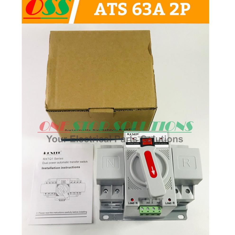 Terlaku.../ ATS Automatic Transfer Switch Untuk Pindah Otomatis Genset Dan PLN ATS GENSET 63A 2P 2 P