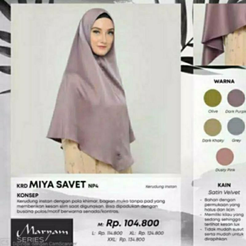 Rabbani Kerudung Miya Savet