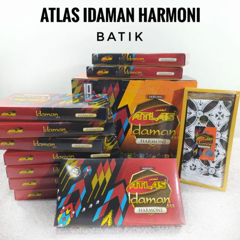 Sarung Atlas Idaman Harmoni Batik Ecer Grosir  SN
