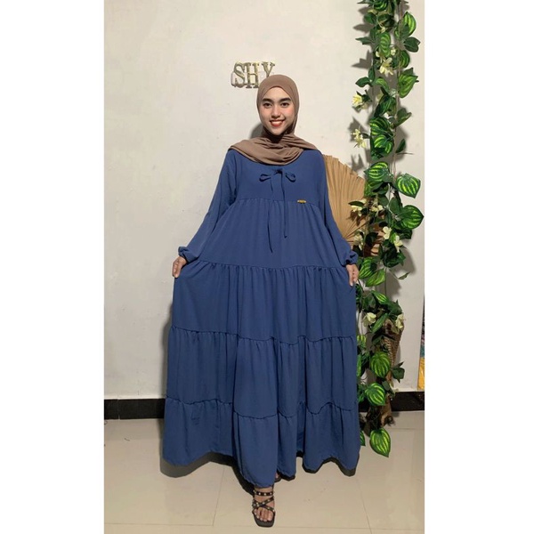 GAMIS LONG DRESS AIRFLOW POLOS