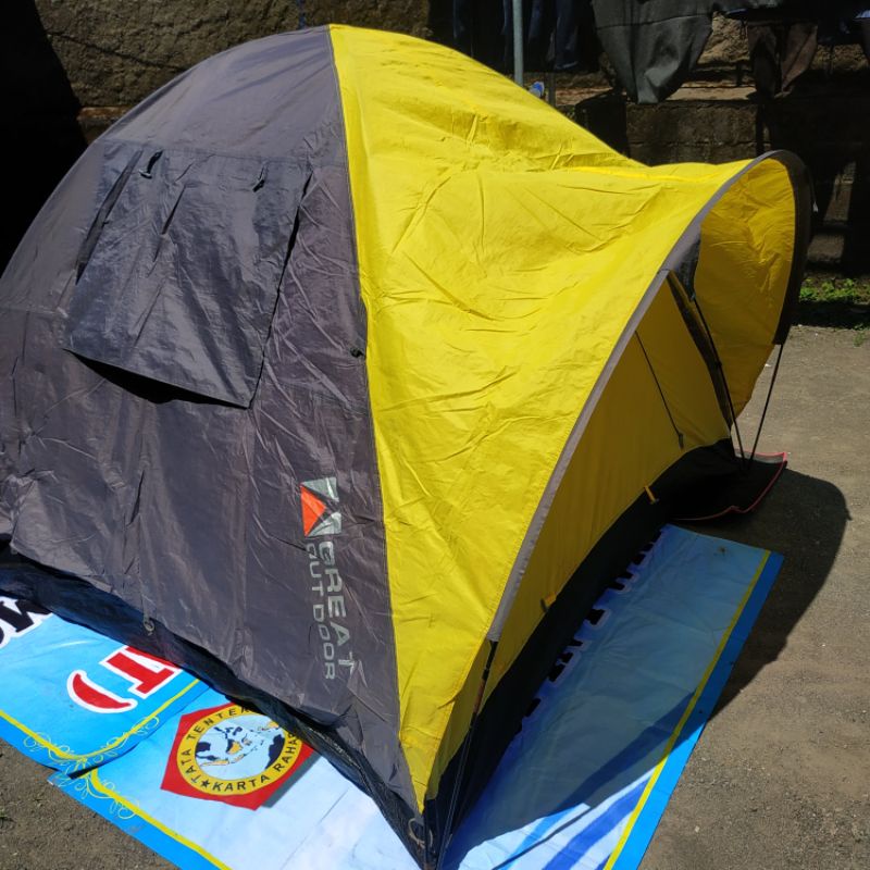 Tenda java 4 pro second istimewa tenda camping bekas