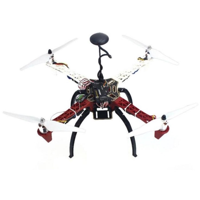 Terlaris F450 Quadcopter Kit Frame Apm 2.6 Gps Landing Skid Esc Simonk
