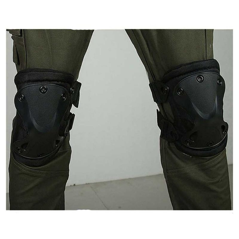 Centechia Black Pelindung Lutut Siku Knee Elbow Pads Training Sport - CT20