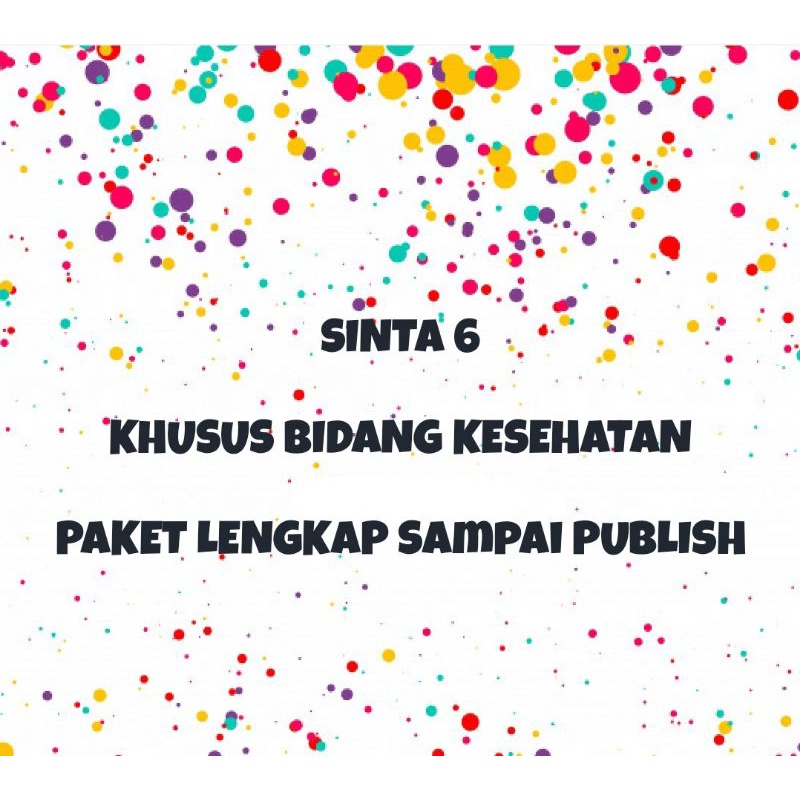 Jurnal Sinta 6 Terakreditasi Kemenristekdikti