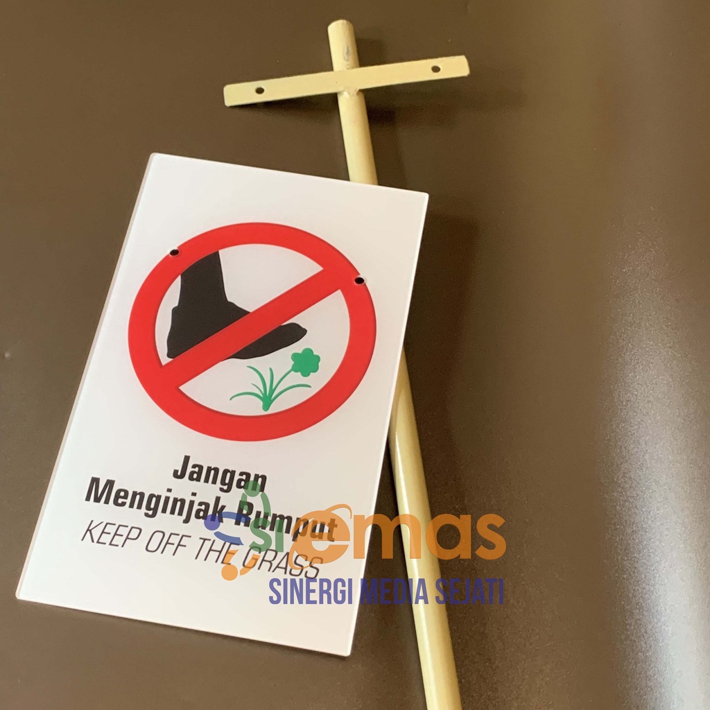 

Papan Akrilik Jangan Menginjak Rumput | Akrilik Larangan Menginjak Rumput | Akrilik Tanda Peringatan