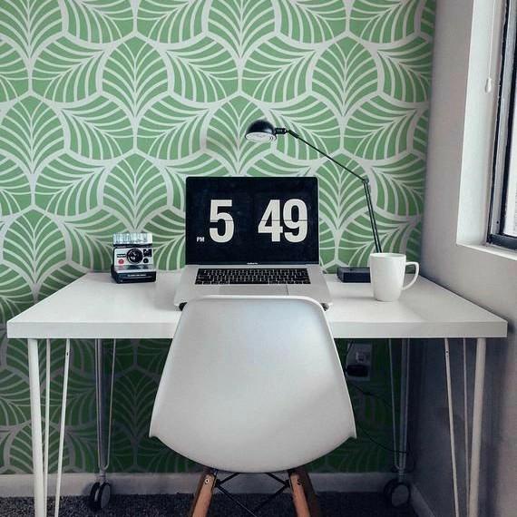 

Terlaris Stn Stencil Dinding Motif Daun Kelor Ukuran 50Cm X 26Cm Bahan Tebal