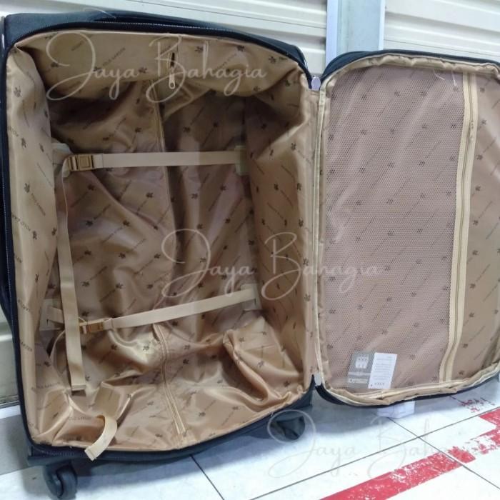 Koper Kain 24 26 Inch Polo Garden Expand Roda 4 Putar Bagasi Kanvas