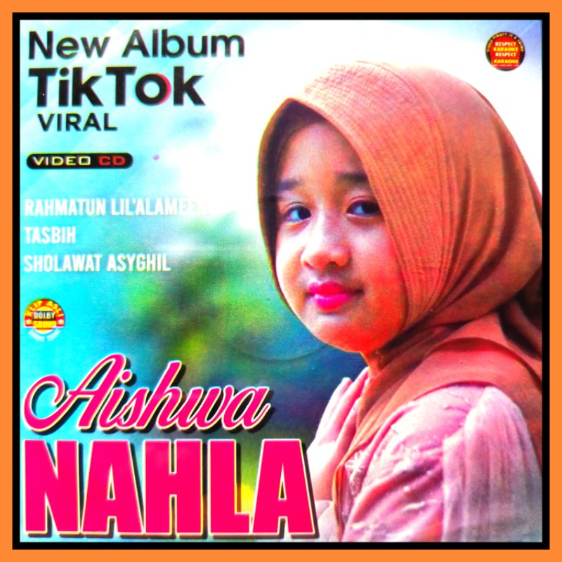 Kaset VCD Musik 18 Lagu Sholawat Anak Islami Aishwa Nahla New Album Terbaru.