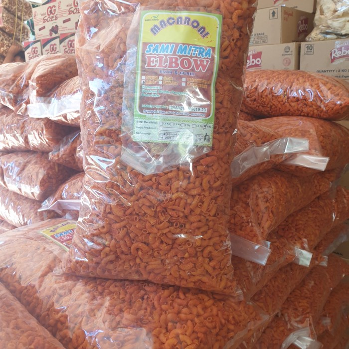 

Terlaris Makaroni Bantat/Bantet Pedas 3Kg