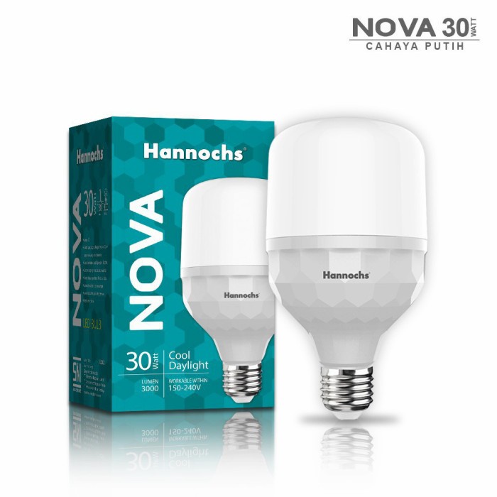 lampu led Lampu LED Hannochs Nova 30 watt Cahaya Putih - Garansi Resmi 1 Tahun(Q7W8) lampu led panja