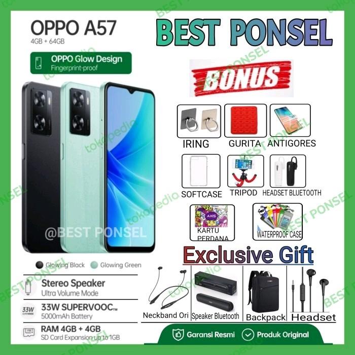 OPPO A57 RAM 4/64 GB | A57 4/128 | A57 6/128 | A 57 GARANSI RESMI OPPO