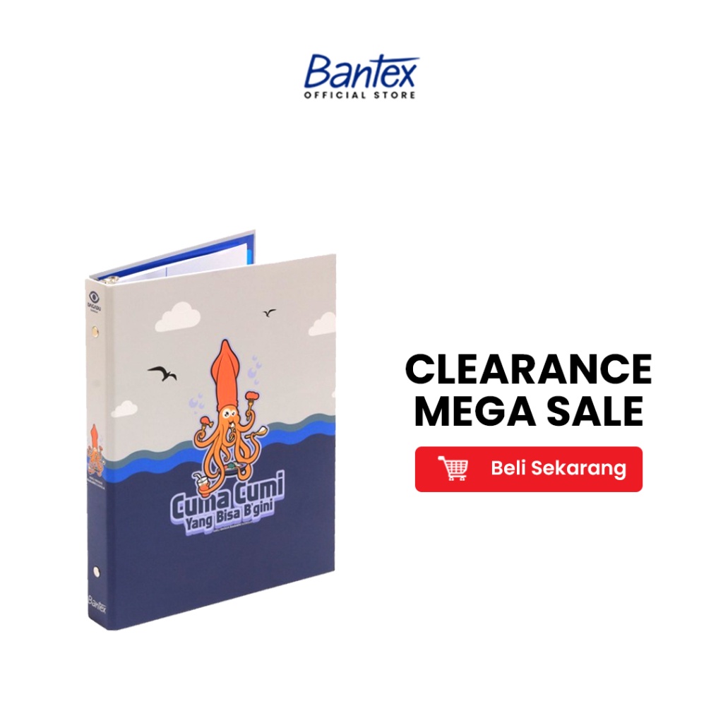 

Bantex Multiring Binder B5 26 Ring Motif Dagadu Cuma Cumi