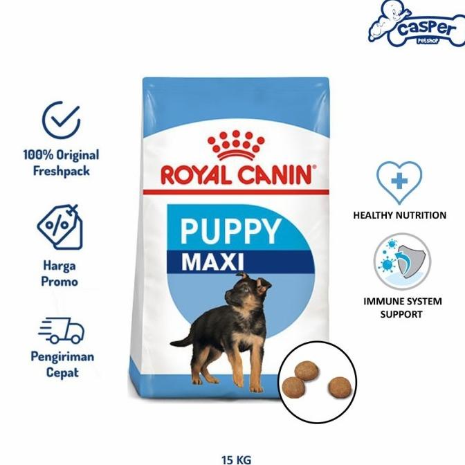 Royal Canin Maxi Junior / Puppy Maxi 15 Kg - Gojek Only