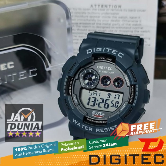 Flash Sale Jam Tangan Digitec Original Dg-5021T Bl Dg 5021 Digitec 5021 Pria Terbaru