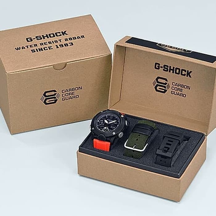 Flash Sale Casio G-Shock Ga-2000E-4Dr / Gshock Ga2000E-4Dr Original & Garansi Terlaris