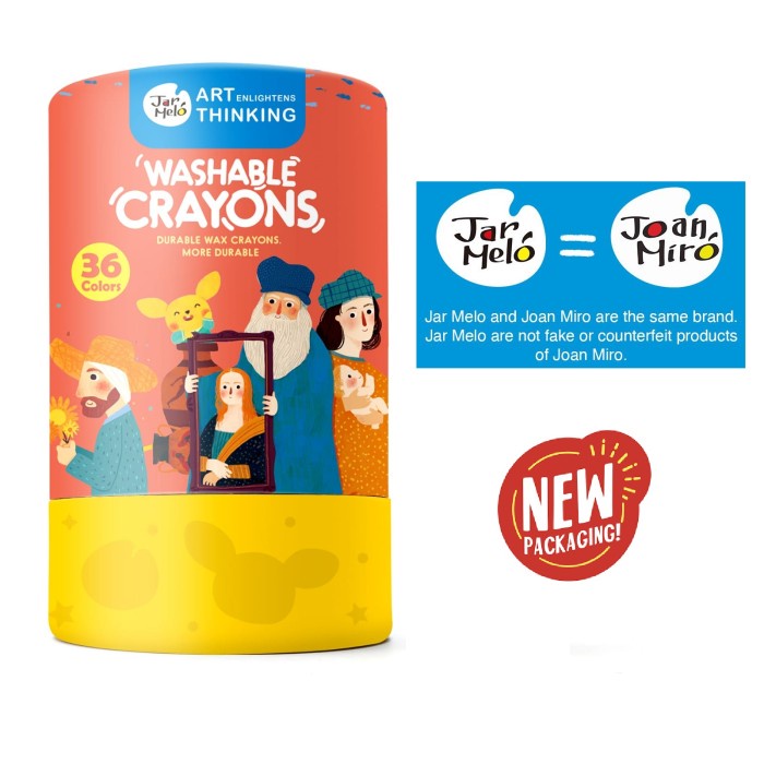 

Terlaris Joan Miro Washable Crayon 36 Color Krayon Set Anak