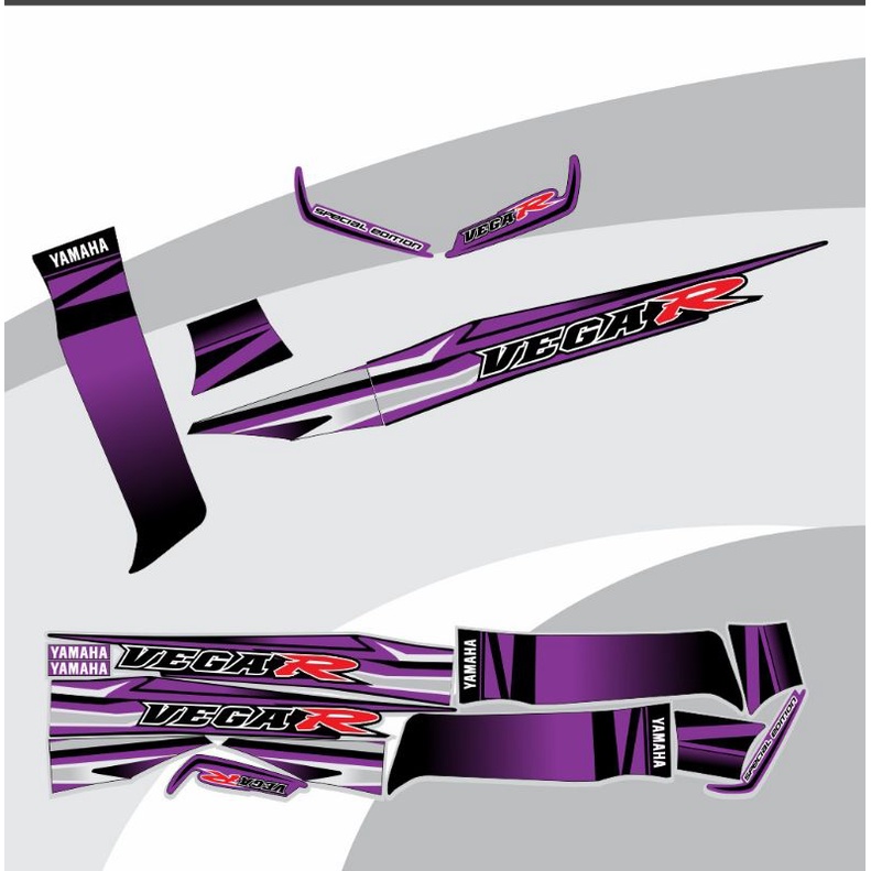 STRIPING VARIASI VEGA R 1999 - 2005 STIKER CUSTOM YAMAHA