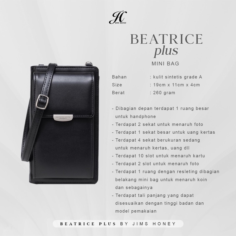 Jims Honey Beatrice Plus Mini Bag Kulit Sintetis