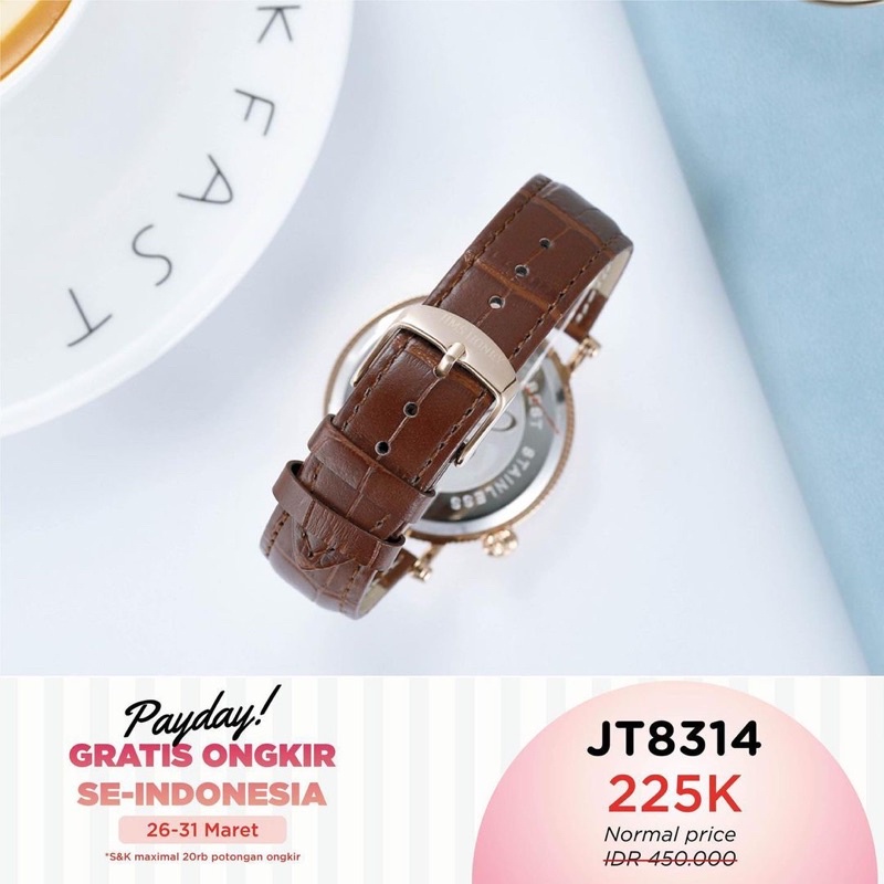 JAM TANGAN 8314 JIMS HONEY + BOX EXCLUSIVE