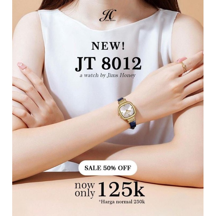 JAM TANGAN 8012 JIMS HONEY + BOX EXCLUSIVE