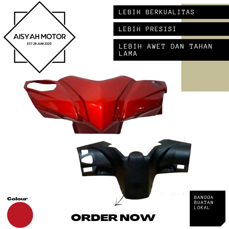 Batok Depan Belakang Honda Beat FI Esp Warna Merah Tahun 2015