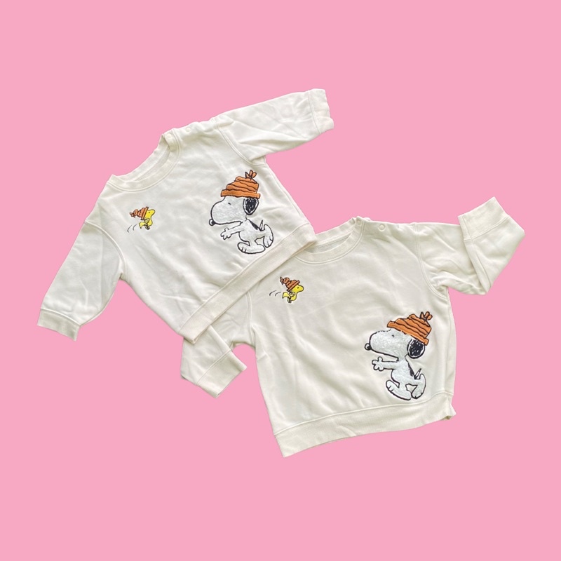 crewneck snoopy uniqlo x disney