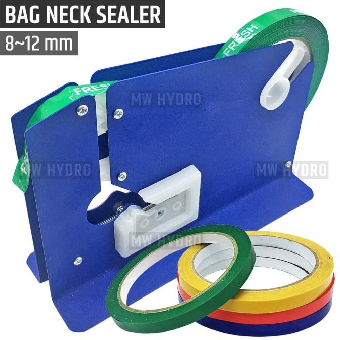 

MURAH Bag Neck Sealer - Alat Ikat Plastik Buah - Dispenser Selotip / Lakban