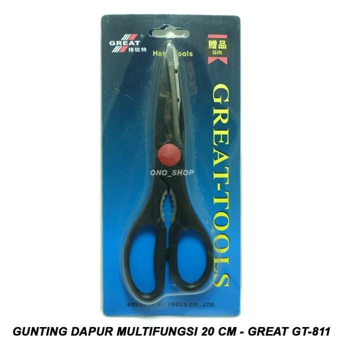 

Gunting Dapur Multifungsi 20 cm - Great GT-811 accessories 54PR23