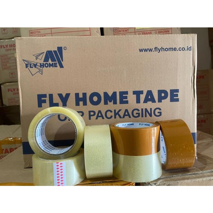 

HRG DISKON Lakban bening coklat 100 Yard | 45mm | 48mm solasi 45micron