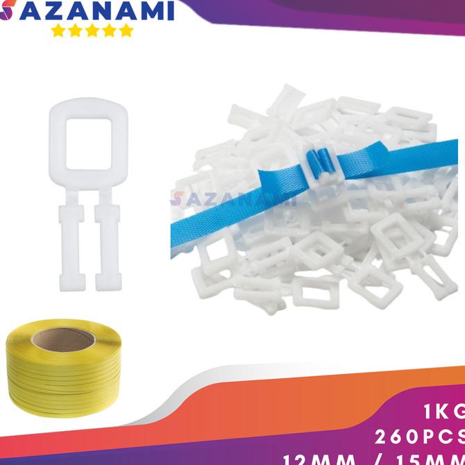 

HOT PROMO GESPER 1 KG STRAPPING BAND KLAM PLASTIK TALI KLAM