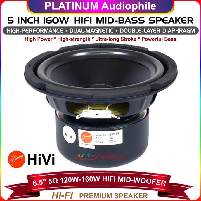 Speaker 6.5 Inch Mid Bass Mid Woofer Hifi Mid Range Bass Best Quality