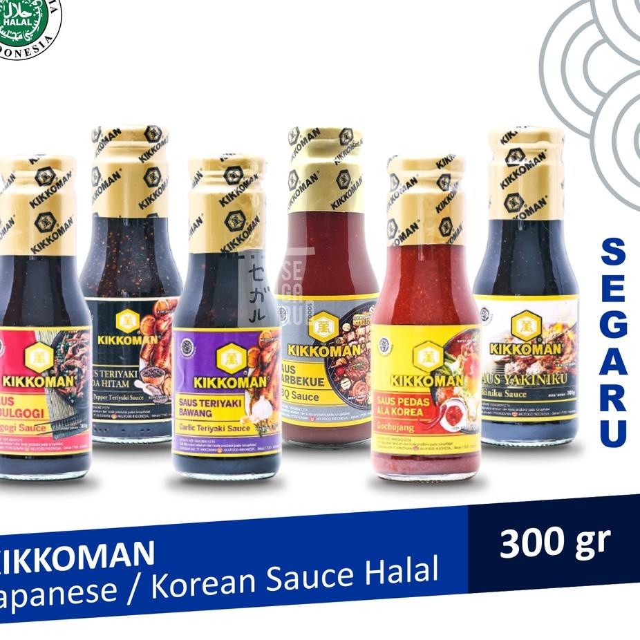 

Best Price 4v9UjKIKKOMAN Gochujang Bulgogi Garlic Teriyaki Blackpepper Yakiniku BBQ 300 gram